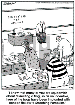 Close to Home on Wednesday October 9, 1996 Comic Strip