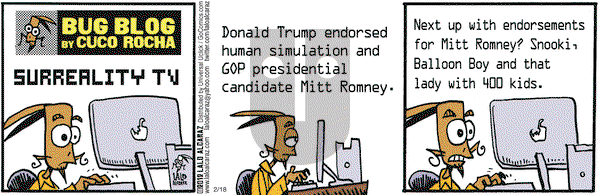 La Cucaracha on Saturday February 18, 2012 Comic Strip