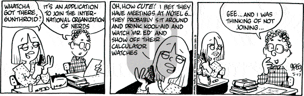 Luann on Thursday May 17, 1990 Comic Strip