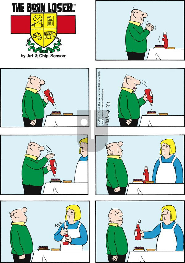 The Born Loser on Sunday October 13, 2013 Comic Strip