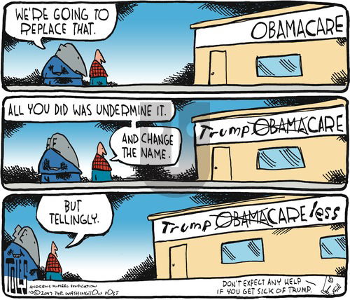 Tom Toles on Sunday October 29, 2017 Comic Strip