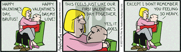 The Born Loser on Friday February 14, 2025 Comic Strip