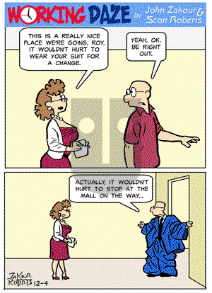 Working Daze - Wednesday December 4, 2024 Comic Strip