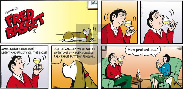 Fred Basset - Sunday March 2, 2014 Comic Strip