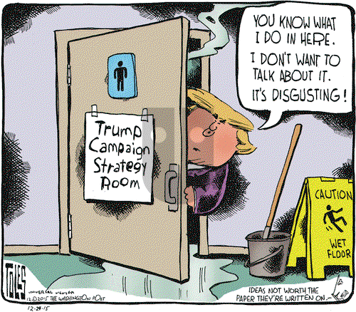 Tom Toles on Thursday December 24, 2015 Comic Strip