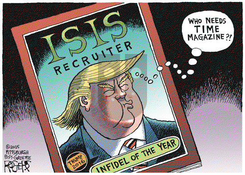 Rob Rogers on Friday December 11, 2015 Comic Strip