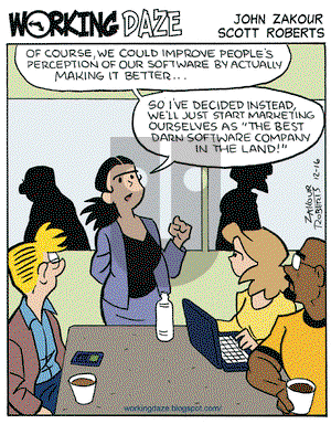 Working Daze on Tuesday December 16, 2008 Comic Strip