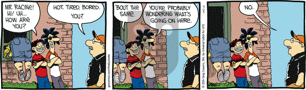 The Buckets on Thursday July 3, 2014 Comic Strip