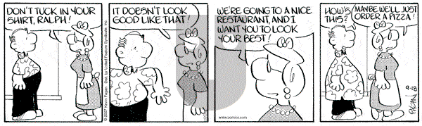 Drabble on Tuesday September 18, 2007 Comic Strip