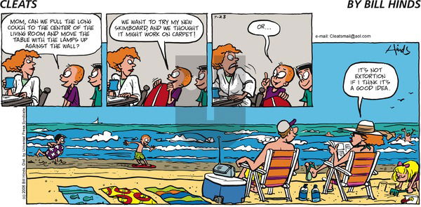 Cleats on Sunday July 23, 2006 Comic Strip