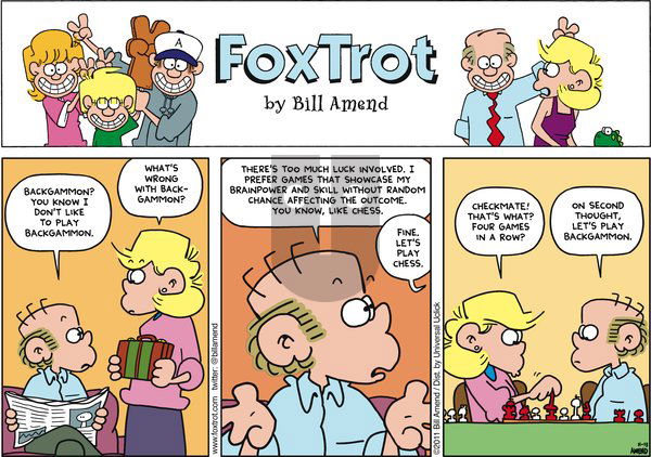 FoxTrot on Sunday November 13, 2011 Comic Strip