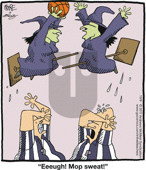 In the Bleachers on Monday October 9, 2017 Comic Strip