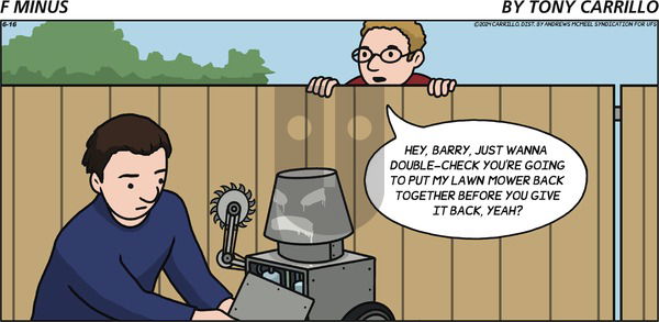 F Minus - Sunday June 16, 2024 Comic Strip