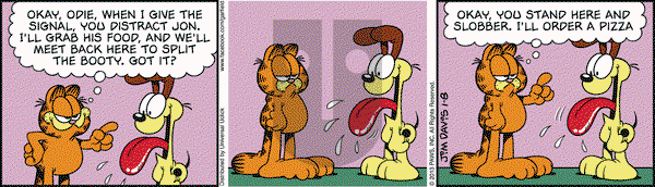 Garfield on Tuesday January 8, 2013 Comic Strip