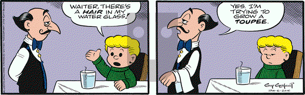 Nancy on Wednesday January 6, 2016 Comic Strip