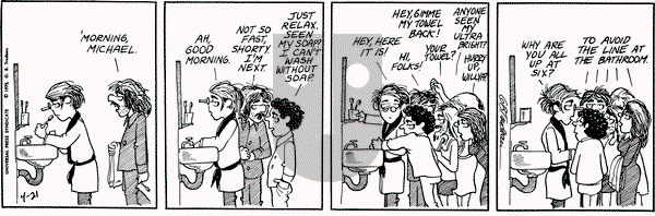 Doonesbury on Friday April 21, 1972 Comic Strip