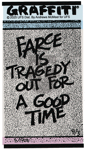 Graffiti on Wednesday September 3, 2025 Comic Strip