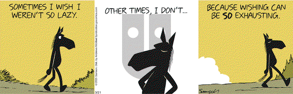 Dark Side of the Horse on Friday March 21, 2025 Comic Strip