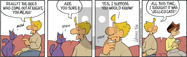 Arlo and Janis on Saturday April 14, 2018 Comic Strip