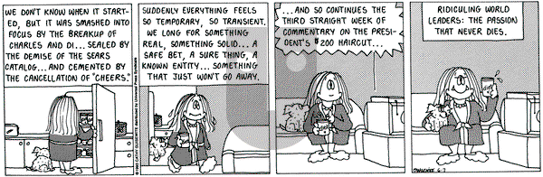 Cathy Classics on Monday June 7, 1993 Comic Strip