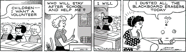 Nancy Classics on Saturday April 18, 2015 Comic Strip