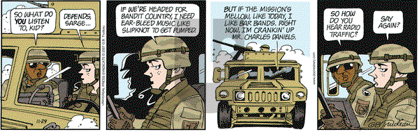 Doonesbury on Thursday November 29, 2007 Comic Strip