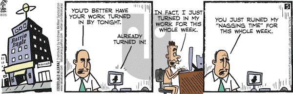La Cucaracha on Tuesday August 25, 2020 Comic Strip