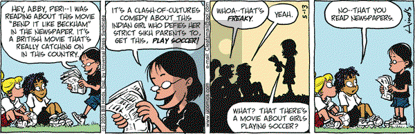 Cleats on Tuesday May 13, 2003 Comic Strip