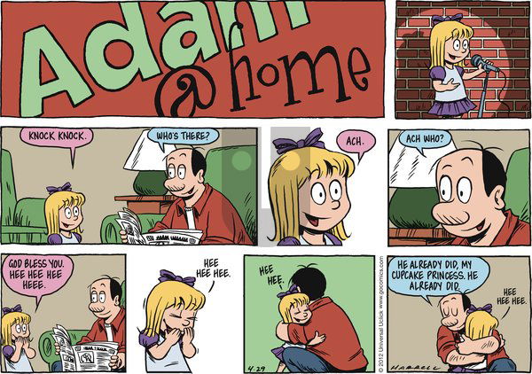 Adam@Home on Sunday April 29, 2012 Comic Strip