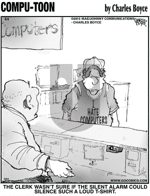 Compu-toon on Saturday April 4, 2015 Comic Strip