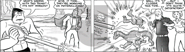 Alley Oop on Thursday July 5, 2007 Comic Strip