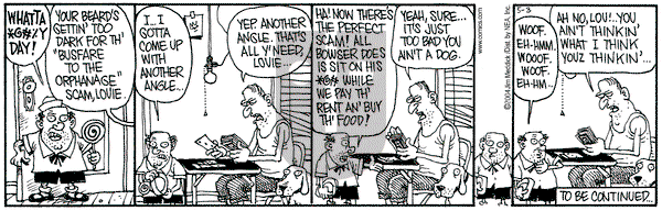 Monty on Monday May 3, 2004 Comic Strip