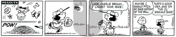 Peanuts on Monday June 17, 1974 Comic Strip