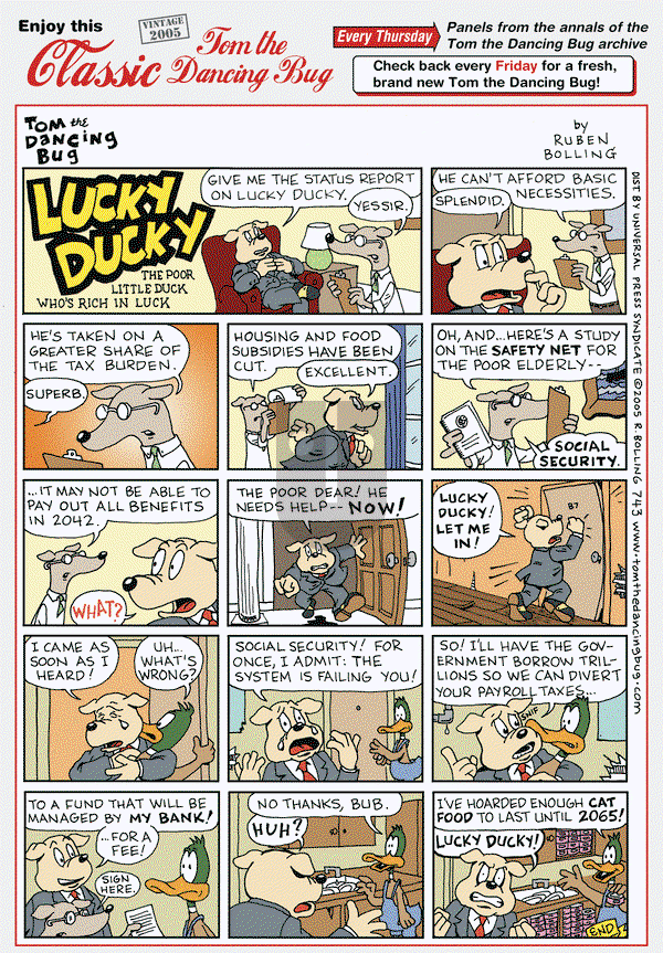 Tom the Dancing Bug on Thursday March 19, 2020 Comic Strip