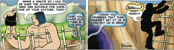 Alley Oop on Wednesday March 30, 2016 Comic Strip