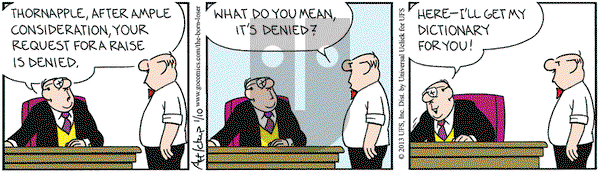 The Born Loser on Thursday January 10, 2013 Comic Strip