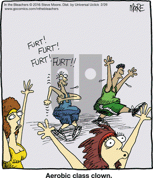 In the Bleachers on Friday February 26, 2016 Comic Strip