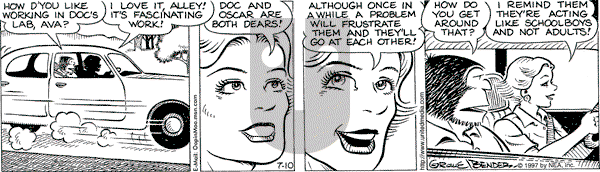 Alley Oop on Thursday July 10, 1997 Comic Strip