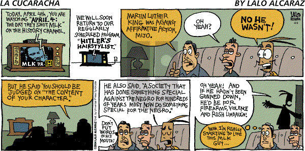 La Cucaracha on Sunday April 4, 2004 Comic Strip
