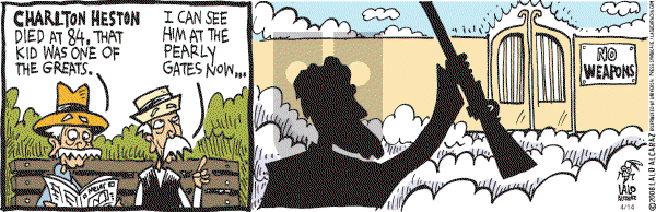 La Cucaracha on Monday April 14, 2008 Comic Strip