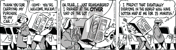 Rose is Rose - Friday November 5, 1999 Comic Strip