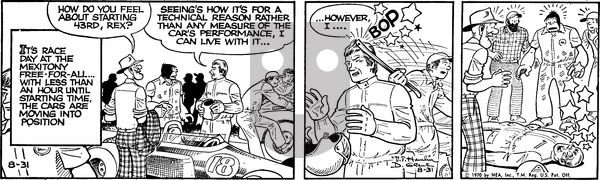 Alley Oop on Monday August 31, 1970 Comic Strip