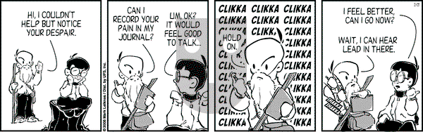 Cow and Boy Classics on Saturday February 23, 2008 Comic Strip
