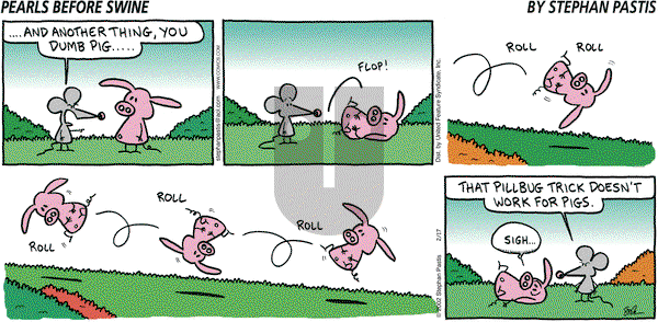 Pearls Before Swine - Sunday February 17, 2002 Comic Strip