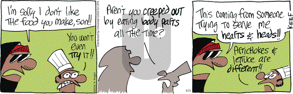 The Knight Life on Thursday April 21, 2016 Comic Strip