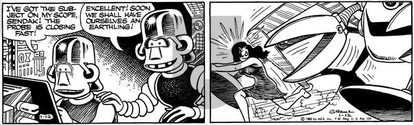 Alley Oop on Saturday January 12, 1980 Comic Strip