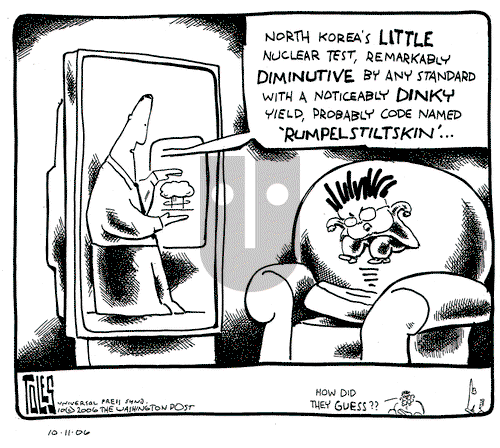 Tom Toles on Wednesday October 11, 2006 Comic Strip