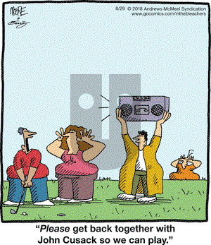 In the Bleachers on Wednesday August 29, 2018 Comic Strip