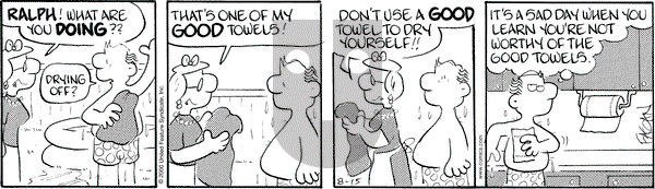 Drabble on Tuesday August 15, 2000 Comic Strip