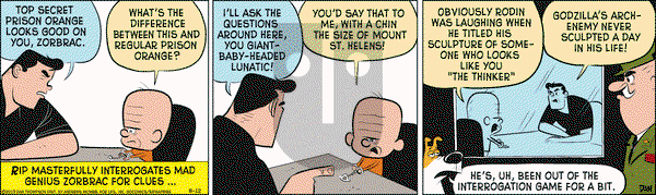 Rip Haywire on Monday August 12, 2019 Comic Strip